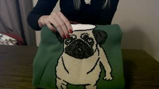 ASMR | Folding Christmas Sweaters (Whisper)