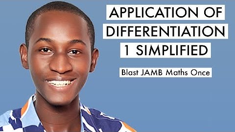 JAMB Maths Online Tutorial 2025 Likely Quest Critical Point, Minimum & Maximum value