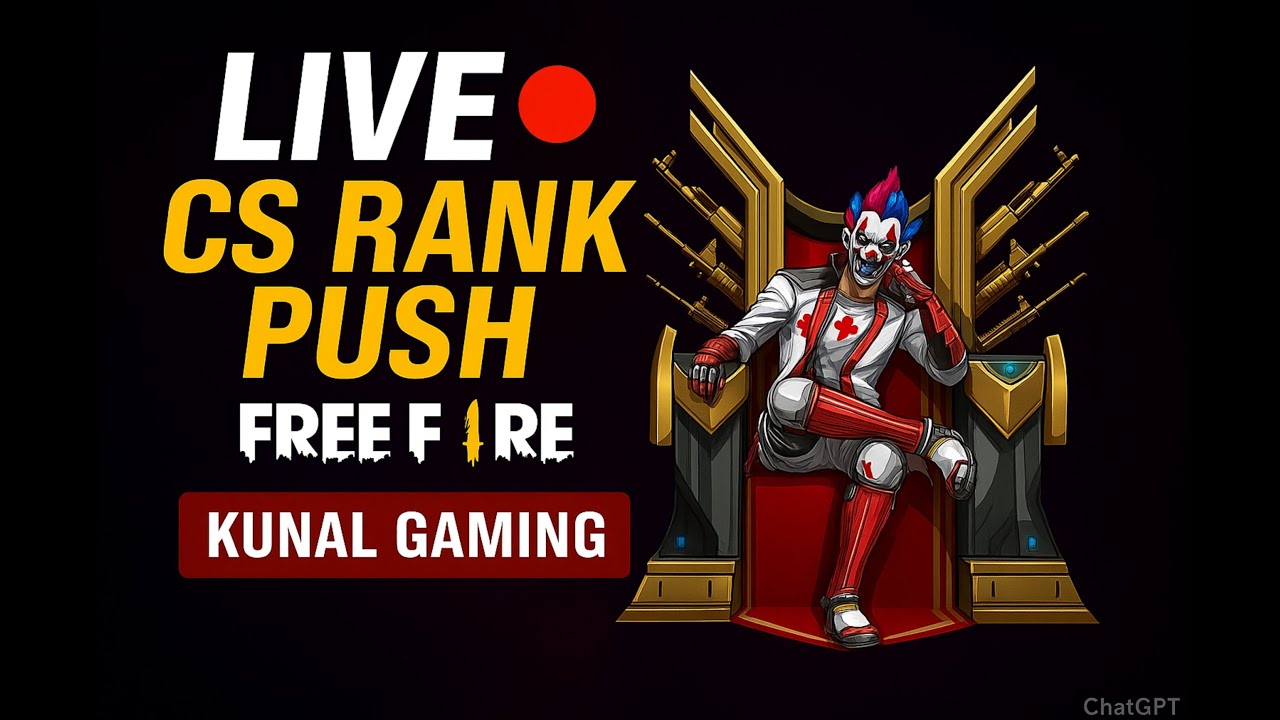 🔴 CS RANK PUSH LIVE |FF LIVE RANKPUSH FREE FIRE CS LIVE | FF LIVE ...