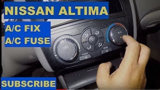 Nissan Altima AC FUSE QUICK EASY FIX