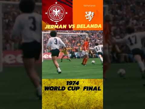 JERMAN VS BELANDA 2 - 1 FINAL PIALA DUNIA 1974 #shorts