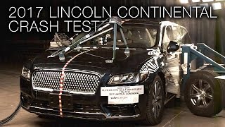 2017 Lincoln Continental Side Crash Test