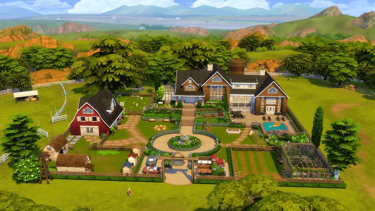 Mega Fazenda Parte #2 | The Sims 4 (Speed Build)
