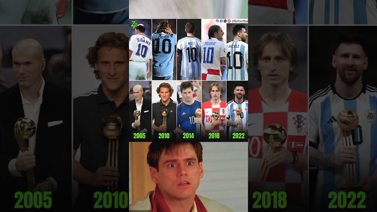 Every World Cup Golden Ball Winner Since 2006 Wore Number 10