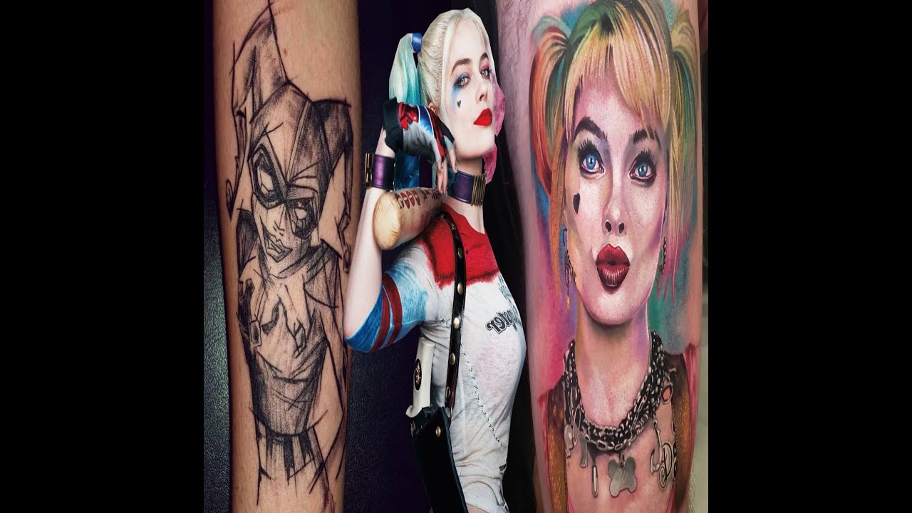 20 Best Harley Quinn Tattoo Designs with Ideas and Meanings  Body Art Guru