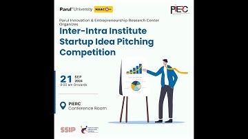 Inter/Intra Institutional Idea Competition-Parul University #startup #ideas #competition #innovation