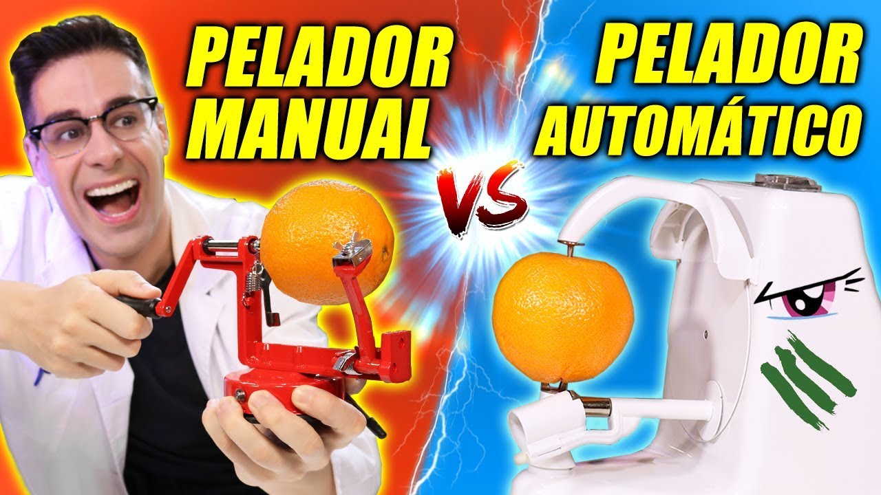 Pelamatic: máquina para olvidar de la odiosa tarea de pelar frutas