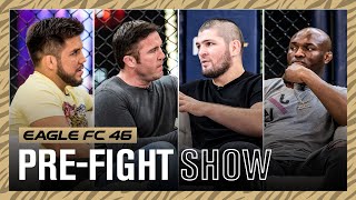 Khabib, Chael, Henry & Kamaru  #EagleFC46 PreFight Show  Kevin Lee vs. Diego Sanchez