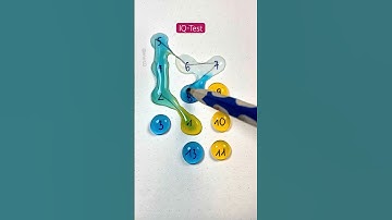 Thử thách nối các giọt nước từ 1 tới 13 khó vậy sao? #maths #line #quiz #games #drawing #shorts