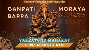 Vakratunda Mahakaya 108 Times | The EPIC Powerful Ganesh Chants to remove Obstacles & for SUCCESS