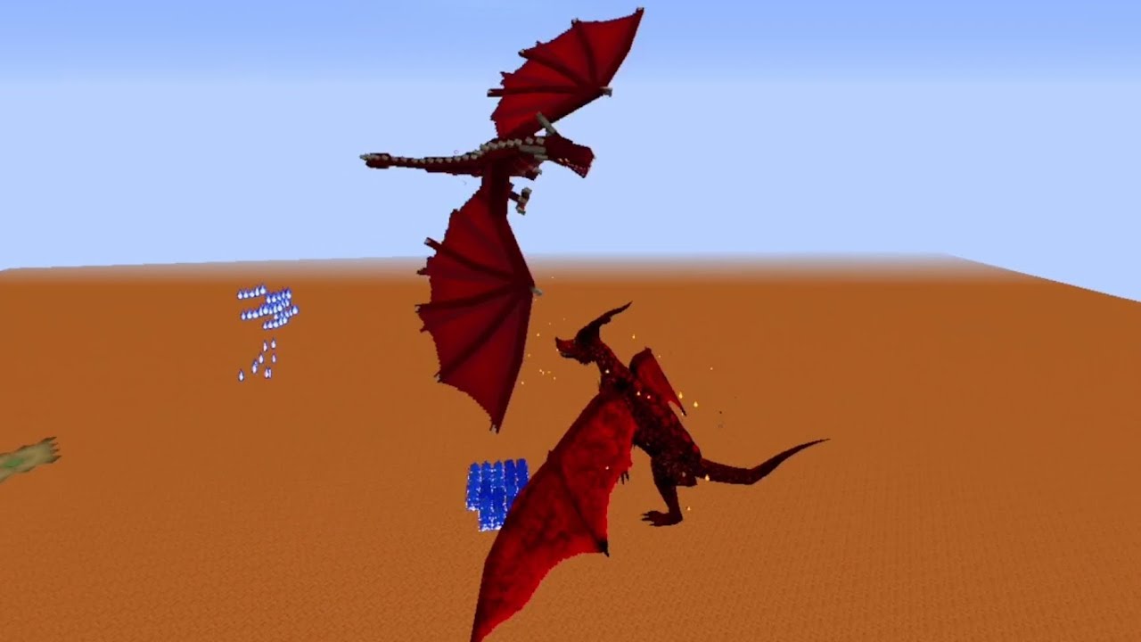 Fire Dragon vs Ignibus [Minecraft 1.16.5] |mob battle| - YouTube
