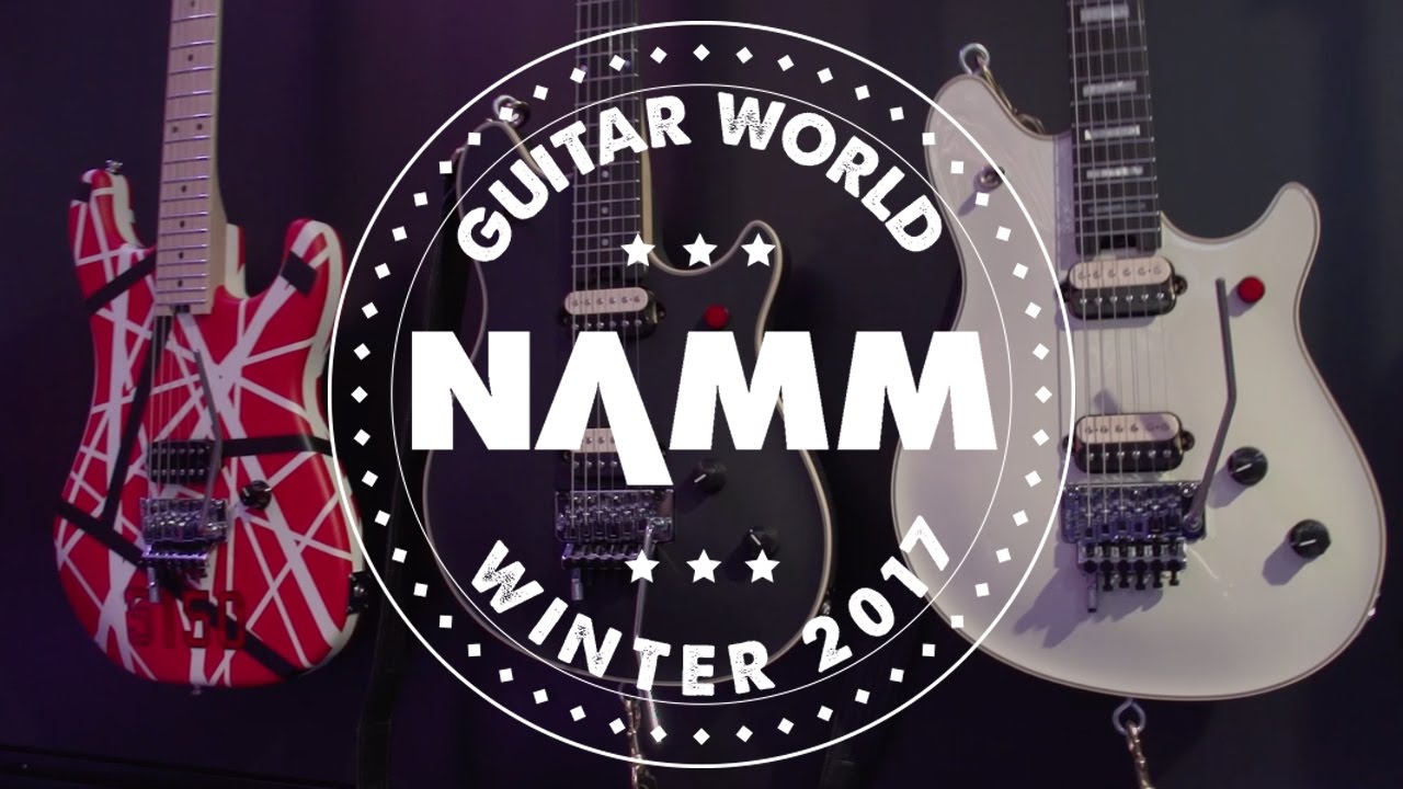 NAMM 2017 - EVH - Black & Yellow Wolfgang Special, 5150 Satin, EVH 