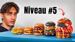 I Tested Every Burger Level 🍔⭐