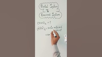 Pental System to Decimal System #math #education