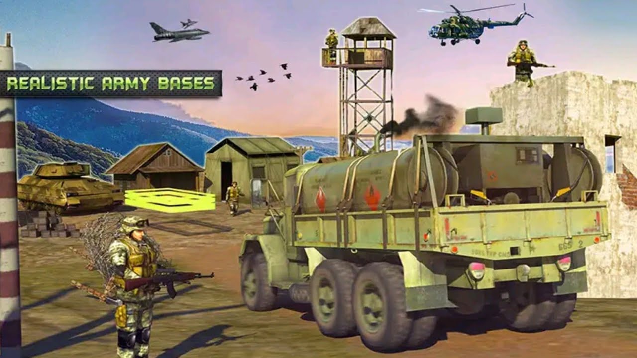 Offroad Army Transporter Truck Driver♡ Android Amazing Gameplay