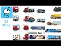 Tomica Hotwheels Long Vehicles collection Fire Truck Car Carrier Wrecker Truck Penguin Truck