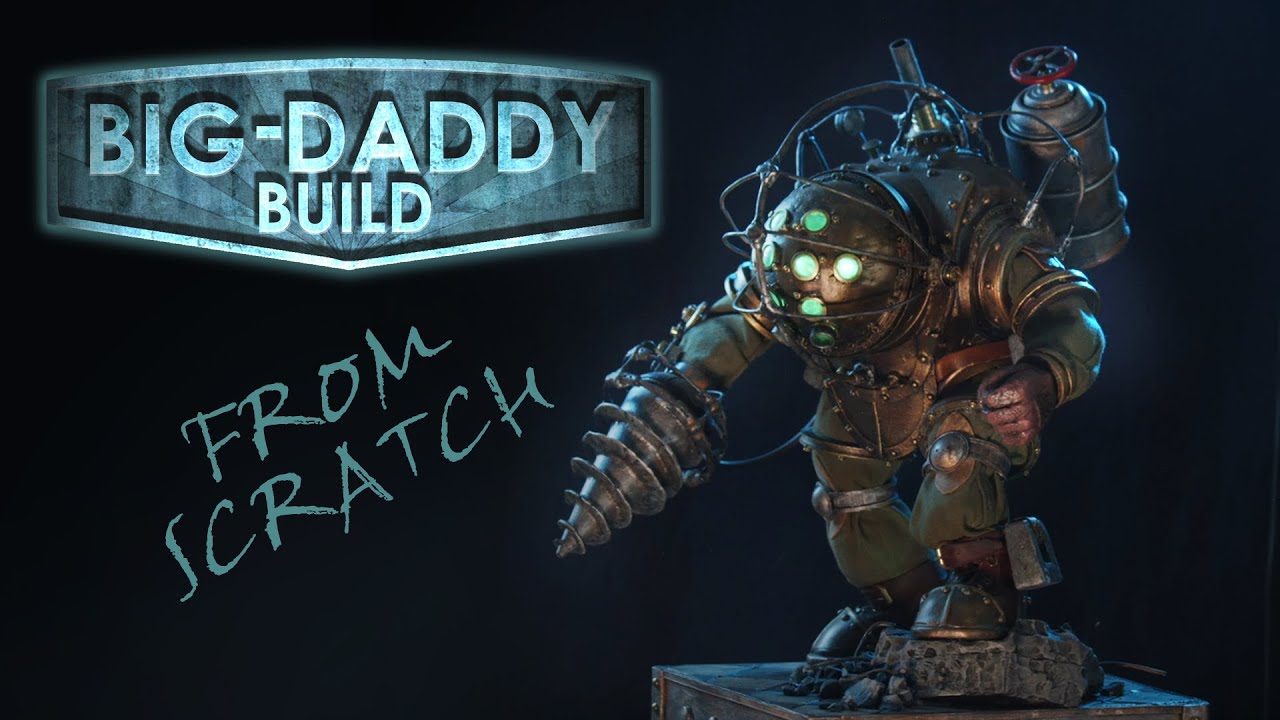 EPIC Build! Bioshock BIG DADDY Diorama from Junk!