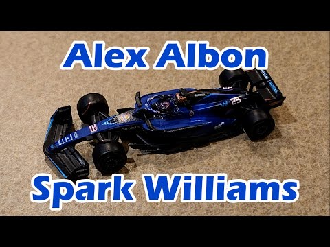 2023 Alex Albon Spark Williams FW45 1/64 Scale Review - F1 Diecast