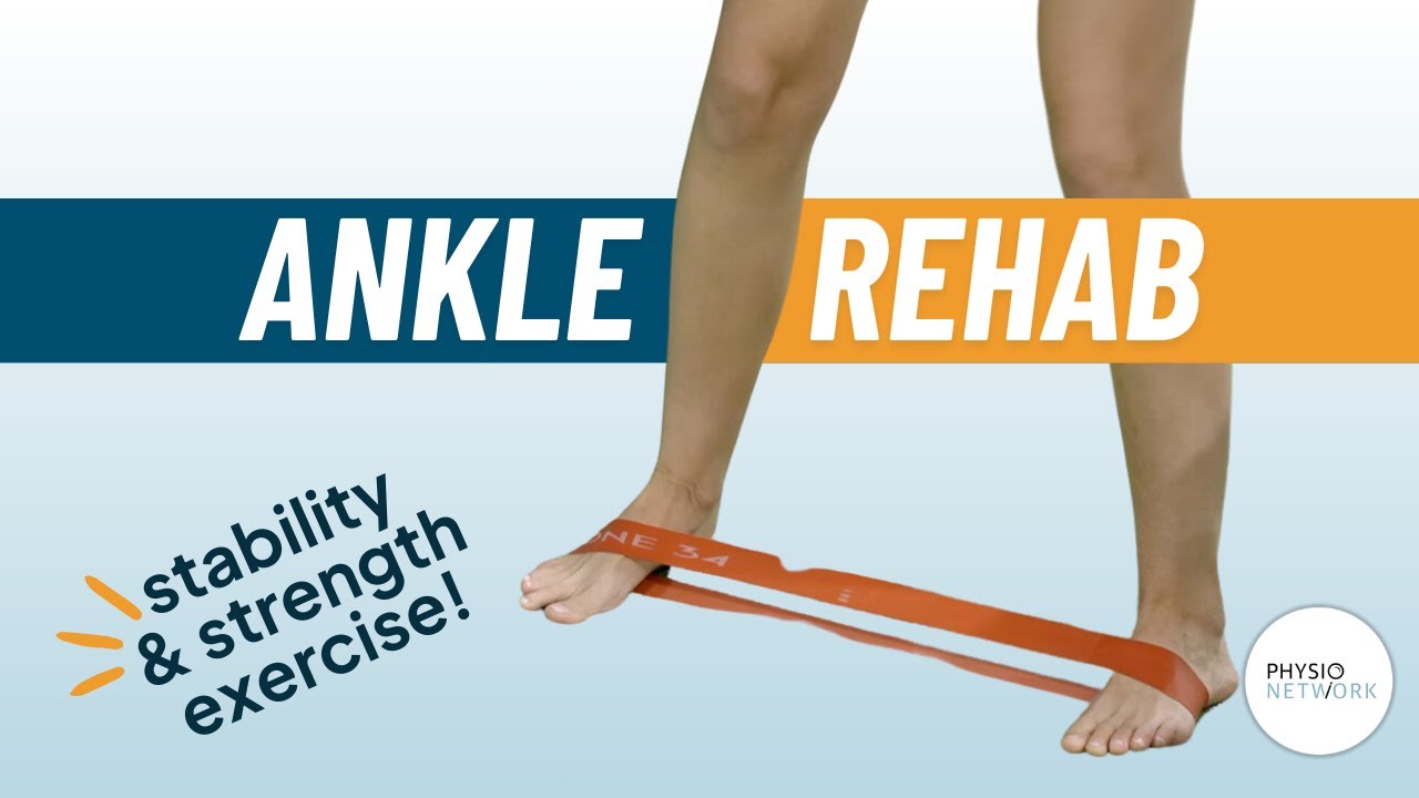 Try this exercise for an ankle sprain! - YouTube