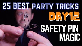 12 of 25 | 🧷 Safety Pin Magic | The BEST Christmas Party Tricks You Should Know!