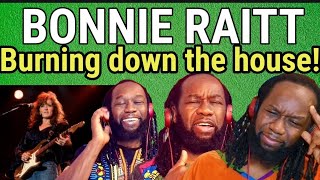 BONNIE RAITT - Burning down the house REACTION - First time hearing