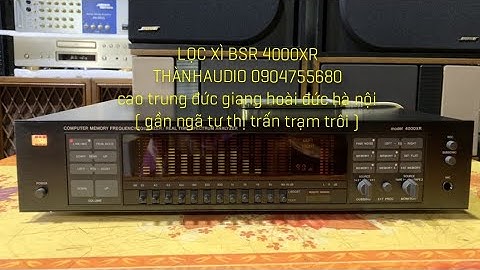 DEMO EQUALYZER BSR  moden 4000XR