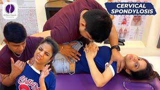 Twisted Her Neck Pain Cervical Spondylosis With Chiropractic Treatment Dr Ravi Shinde 