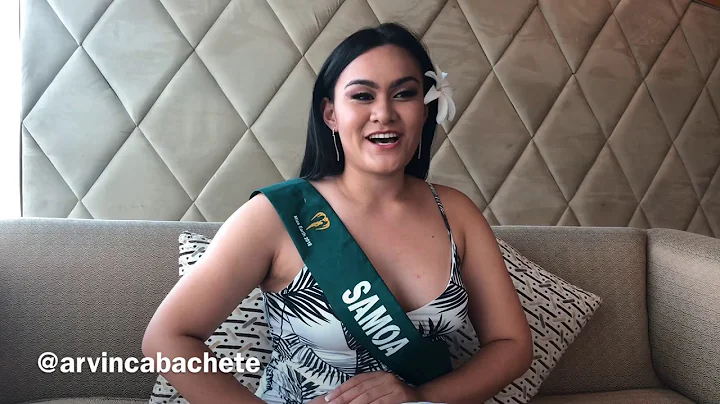 Miss Earth Samoa 2018 Rebecca Sang-Yum  responds t...