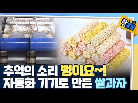 [핫클립] 고소하고 바삭한 쌀과자 <strong>제조</strong> 과정  / YTN <strong>사이언스</strong>