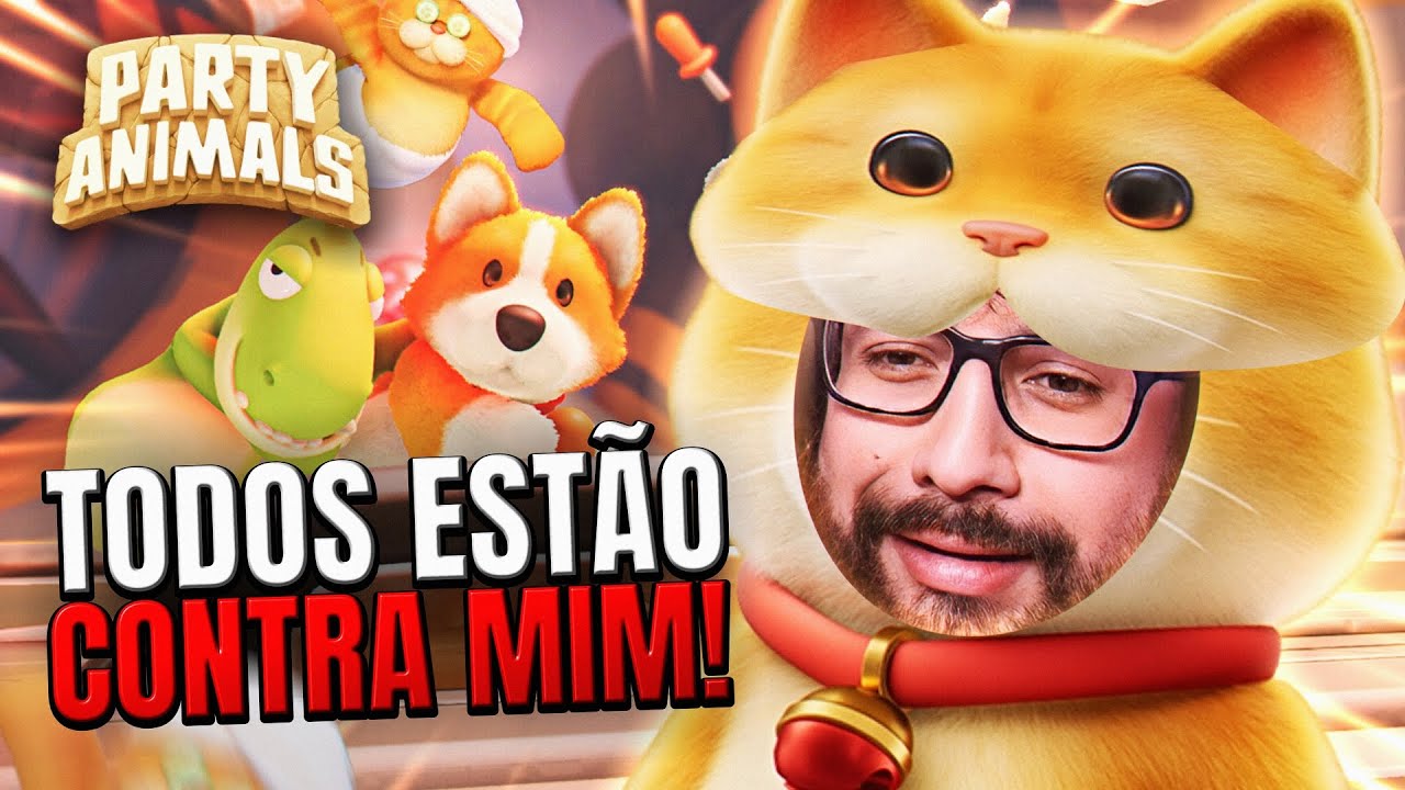 VIREI PRO PLAYER NA FORÇA DO ÓDIO 😠 | Party Animals