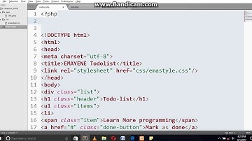 how to create todo list application using php part 4