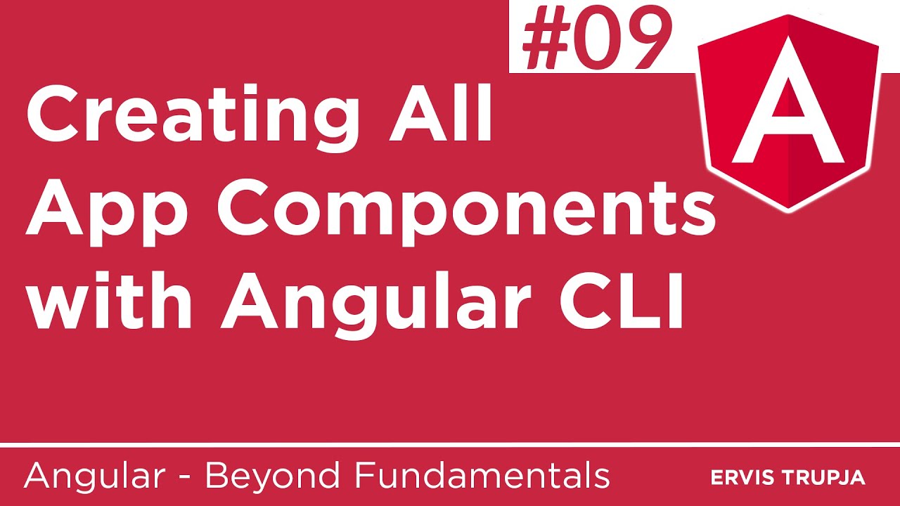 09. Creating All App Components with Angular CLI - YouTube