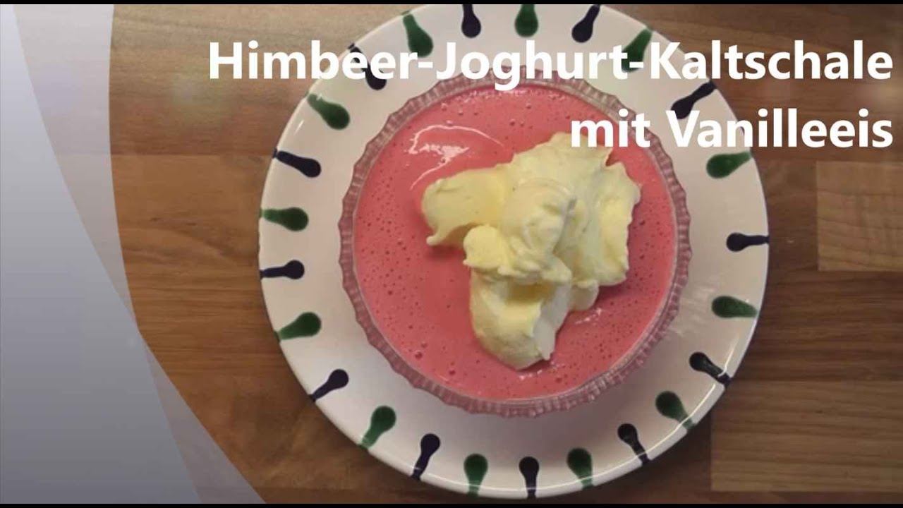 Himbeer Joghurt Kaltschale - YouTube