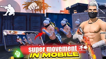 EMULATOR BETA MOVEMENT IN MOBILE 🥵 SUPER Movement TUTORIAL 100% Working | FREE FIRE