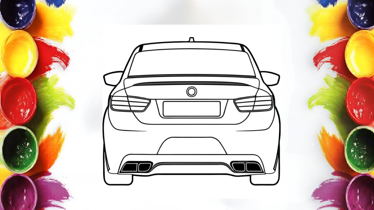 Relaxing Learning: How to Color a Car | Mini Artist Coloring Tutorial ...