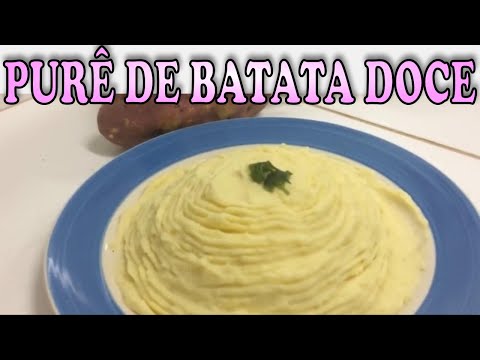 SÓ 2 INGREDIENTES - PURÊ DE BATATA DOCE