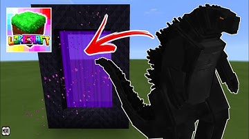 LokiCraft - How To Make a PORTAL to GODZILLA