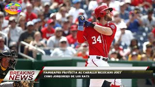 FanGraphs proyecta al caballo mexicano Joey  como jonronero de los Nats