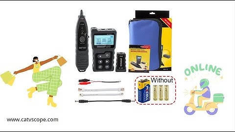 NF-8209 LCD Network Cable Tester Wire Tracker PoE Checker Inline PoE Voltage