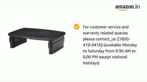 AmazonBasics DHMSA Adjustable Monitor Stand | Best Amazon Products @BestHomeProductsIndia