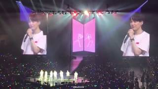 Ending Ment 방탄소년단 BTS Fort Worth 180916