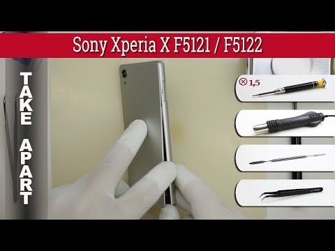 How to disassemble 📱 Sony Xperia X F5121 / F5122 Take apart Tutorial