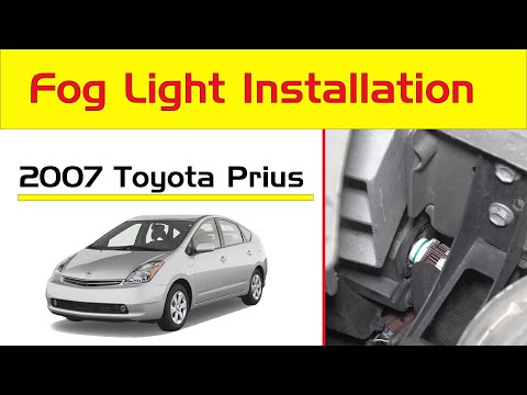 How to Change 2004~09 Toyota Prius Fog Lights | LED Bulbs Installation