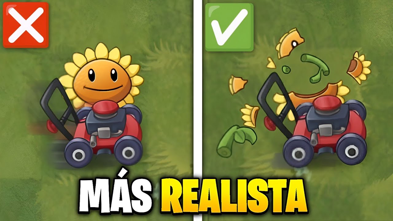 CÓMO SERÍA PVZ2 si fuera REALISTA.