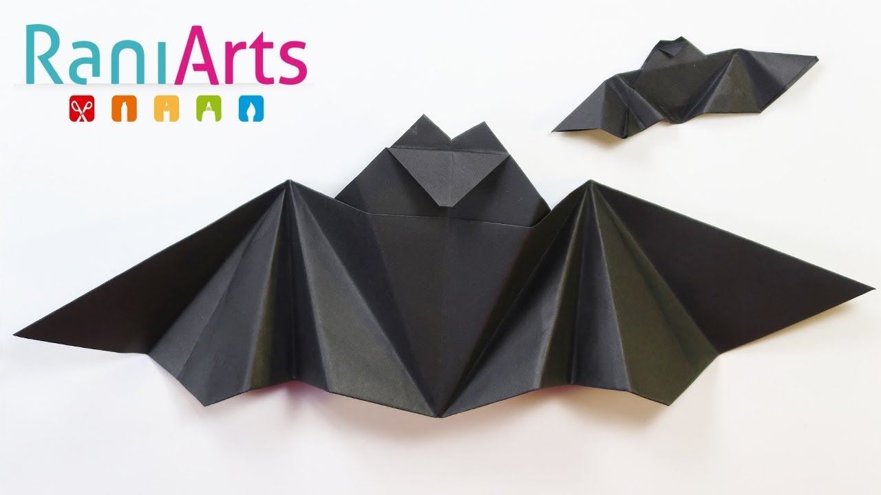 MURCIÉLAGO ORIGAMI FÁCIL - EASY ORIGAMI BAT - YouTube