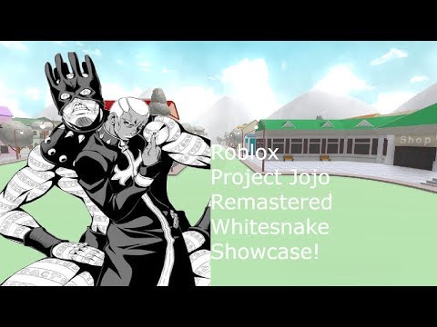 Roblox Project Jojo Remastered Whitesnake Showcase Youtube - white snake roblox