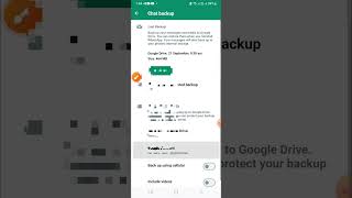 WhatsApp chat backup | WhatsApp backup to gmail