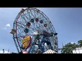  pov wonder wheel swinging at coney island brooklyn