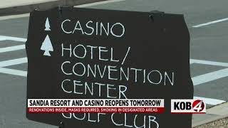 Renovations at Sandia Resort & Casino include new sports bar