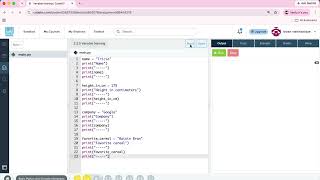 Arduino + python 2.2 - ის სავარჯიშოები / codehs.com / პროგრამირება / ლევან ნიშნიანიძე 